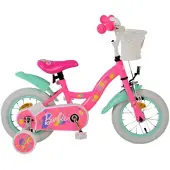 Volare Barbie Kinderfahrrad - Mädchen - 12 Zoll - Rosa