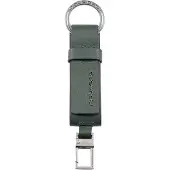 Piquadro Schlüsselanhänger Modus Special Keychain With Carabiner Verde 3