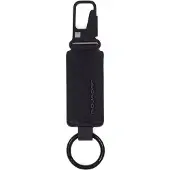 Piquadro Schlüsselanhänger Tiger Keychain With Carabiner Black