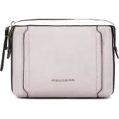Piquadro Kulturbeutel Circle Simple Leather Beauty Bag Viola / Viola