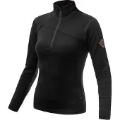 Photosol Pullover Damen Sensor Merino Upper Sweatshirt Halfzip - black