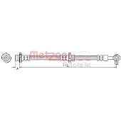 METZGER Bremsschlauch 4110848