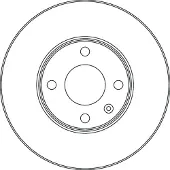 TRW Bremsscheibe DF6831, 1 Stück