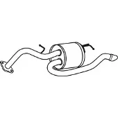 VEGAZ Endschalldämpfer TOYOTA TS-490 174300M120 Endtopf,Auspuff Endtopf,Nachschalldämpfer,ESD