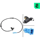 OPTIMAL ABS Sensor Raddrehzahl passend für PEUGEOT 206 Schrägheck (2A/C) 06-S041
