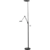 Highlight Klassische Leselampe Roma schwarz Ø 23cm