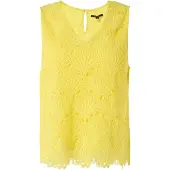 Comma Blouses Yellow Größe: 40 | Tanktops Outlet | Damen | Gelb