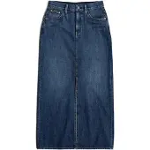 G-Star Viktoria Long Rock - Dunkelblau - Damen - 25