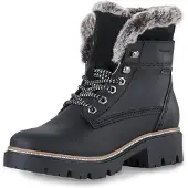 Tamaris Schnür-,Zug-u.Schnallenstiefel in schwarz, Gr. 39