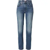 Levi's 724 High Rise Straight Jeans Dark Indigo Größe: W29L28 | Straight Jeans Outlet | Damen | Blau