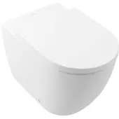 Villeroy & Boch Subway 3.0 Tiefspül-WC, bodenstehend, spülrandlos, TwistFlush, 370x600 mm, 4671T0