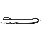 Hunter verstellbare Führleine Neopren 16mm/200cm schwarz
