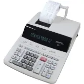 Sharp CS-2635RH, Desktop, Druckrechner, 12 Ziffern, Schwarz, Silber