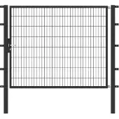 GAH Alberts Zauneinzeltür ALBERTS "Flexo", grau (anthrazit), B:200cm H:160cm, Stahl, Tore, Zauneinzeltür, 200 cm Breite, in versch. Höhen