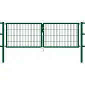 Alberts Zaundoppeltür "Flexo" 250 cm Breite, in versch. Höhen