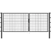 Alberts Zaundoppeltür "Flexo" 350 cm Breite, in versch. Höhen