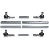 JOM Stabilisator-Koppelstangenset, verstellbar 15-20 22-27 27-32 cm [Hersteller-Nr. 740412] für VW, Skoda, Audi, BMW, Opel, Mini, Seat