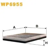 WIX FILTERS Filter, Innenraumluft WP6955