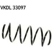 Skf Fahrwerksfeder VKDL 33097 für Opel Combo Tigra Twintop