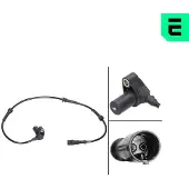 OPTIMAL ABS Sensor Raddrehzahl Hinten Links für VW Transporter IV Bus (70B, 70C, 7DB, 7DK, 70J, 70K, 7DC, 7DJ) 06-S068