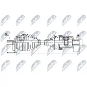 NTY NPW-VV-018 Antriebswelle Vorne Links für VOLVO S80 I (184)