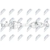 NTY NPW-RE-138 Antriebswelle Vorne Links für RENAULT Clio III Schrägheck (BR0/1, CR0/1) MODUS / GRAND MODUS (F/JP0) CLIO Grandtour (KR0/1)