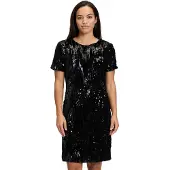 Cartoon Paillettenkleid "Cartoon Pailletten-Kleid kurzarm", Material
