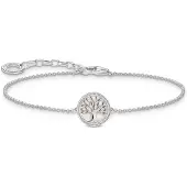 Thomas Sabo A2160-007-21-L19V Damenarmband mit Tree-of-Love Anhänger Silber