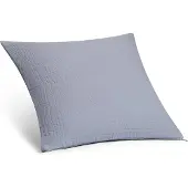 Yumeko Dekokissenbezug Musselin-Baumwolle 50x50 Blau - Eco, Bio & Fairtrade