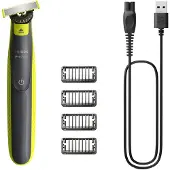 Philips OneBlade 360 QP2724/17 Face, Folienschaber, Grau, Limette, Akku, 45 min, 4 h, 1 W