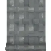 Kayori Vliestapete "Koiya" kariert glatt 10mx52cm (ca. 5m2)