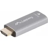 Lanberg 4k Displayport Hdmi-adapter Silber Silber One Size
