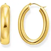 Thomas Sabo CR739-413-39 Damen-Creolen Chunky Goldfarben