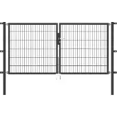 Alberts Zaundoppeltür "Flexo" 250 cm Breite, in versch. Höhen
