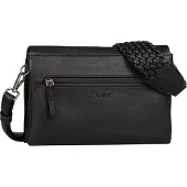 Gabor Damen Schultertasche/ Umhängetasche/ Handtasche VERI Schwarz Kunstleder-