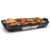 Tefal CB503813, Schwarz, Silber, Rechteckig, Drehregler, Rost, 2000 W