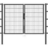 Alberts Zaundoppeltür "Flexo" 200 cm Breite, in versch. Höhen