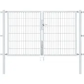 Alberts Zaundoppeltür "Flexo" 200 cm Breite, in versch. Höhen
