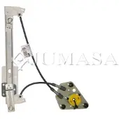 JUMASA ZR VK718 L Fensterheber Hinten Links für VW Polo Schrägheck (6R1, 6C1) Polo Limousine (602, 604, 612, 614)