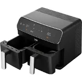 Beko FRL5388B, Heißluftfritteuse, 4,25 l, Doppel, Schwarz, Berührung, Eigenständig