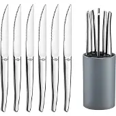Amefa Grillmesser im Messerblock 6er-Pack Chrom