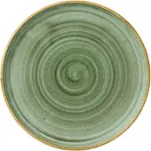 Churchill Livingstone Stonecast Samphire Green Walled Teller flach 26cm