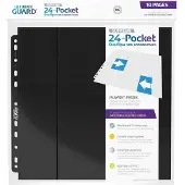Ultimate Guard Ordner-Einlagen 24-Pocket QuadRow Pages Schwarz 10 Stk