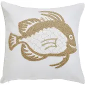 Done. Dekokissen "Happy Fish" Kissenhülle in 3-D Optik durch Motiv aus Frottierschlingengewebe