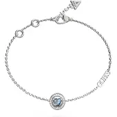 GUESS JUBB04668JWRHLSS Damen-Armband Solitaire Heart Crystal