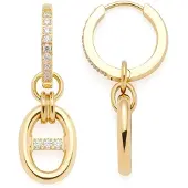 Leonardo 024298 Damen-Ohrringe Herma Goldfarben
