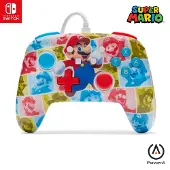 PowerA NSGP0282-01 Gaming-Controller Mehrfarbig USB Gamepad Analog / Digital Nintendo Switch, Nintendo Switch OLED