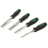BRÜDER MANNESMANN 4-tlg. Holzmeißelsatz - 66100