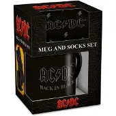 Pyramid Ac/dc Mit Mug And Socks Back In Black Geschenkset 315ml
