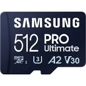 Samsung PRO Ultimate microSD - 512GB - Inklusive USB-Kartenleser - UHS-I/U3/Full HD/4K UHD